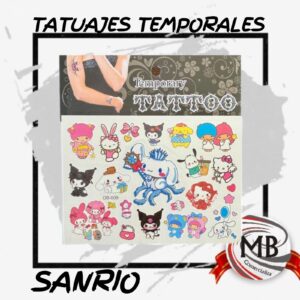 TATUAJES TEMPORALES SANRIO