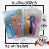 BURBUJEROS X3 15 CM