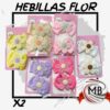 HEBILLAS-PICOS FLOR X2