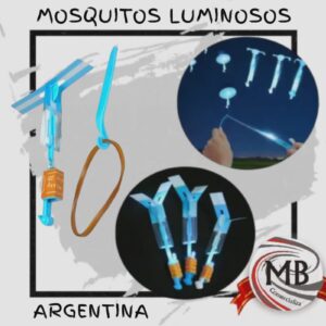 "Mosquitos luminosos LED decorativos y juguetes de broma. DESPACHO EN 24 HORAS hacia todo el territorio nacional argentino. Precios directos mayoristas en MB comercializa.com.ar para cotillones y regalerías."