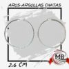 AROS-ARGOLLAS CHATA 6 CM VENTA POR MAYOR EN ARGENTINA