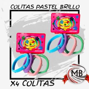 COLITAS PASTEL BRILLO X4