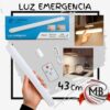 ​"Barra de luz de emergencia LED de 43 cm con control remoto y carga USB, ideal para bajo alacena o placares. Venta por mayor con envíos a toda Argentina a través de MB Comercializa."