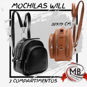 BANDOLERAS-MOCHILAS WILL  20X19 CM