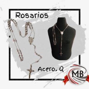 ROSARIOS PERLAS ACERO Q. MB11883
