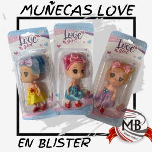 MUÑECAS LOVE EN BLISTER
