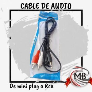 CABLES AUDIO ESTEREO MINI PLUG-2 RCA