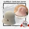 Gorro capelina de dama tejido artesanal para verano - Distribuidora MB Comercializadora Balcarce.