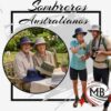 Sombreros australianos de tela con ala ancha y cordon ajustable para cuello proteccion solar pesca trekking safari playa campo indumentaria venta mayorista