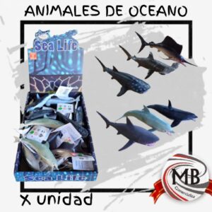 ANIMALES MARINOS GOMA
