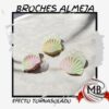 BROCHES ALMEJA TORNASOL MB12381