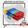 BROCHES-PLASTICOS-3´´-X24-PCS