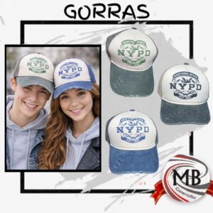 Gorras de estilo vintage con visera curva y paneles de malla en colores desgastados para venta por mayor. Distribución en toda la Argentina con despachos en 48 horas y precios directos mayoristas en MB Comercializa.