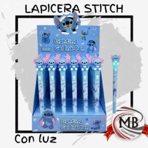 LAPICERAS-BOLIGRAFOS STITCH AZUL