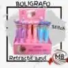 LAPICERAS-BOLIGRAFOS STITCH RETRACTIL AZUL VENTA POR MAYOR