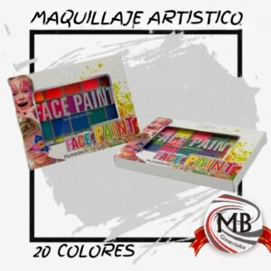 MAQUILLAJES ARTISTICO 20 COLORES