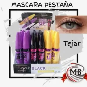 ​Máscara Tejar Pump Up Black Defining. Pack mayorista cosmética Argentina. Venta por mayor MB Comercializa. Waterproof.