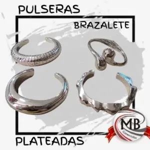 PULSERAS-BRAZALETE-PLATEADAS