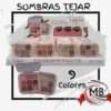 Paleta de sombras para ojos con 9 tonos altamente pigmentados en estuche compacto. Venta por mayor en Argentina a través de MB Comercializa.