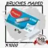 Caja de broches n°10 para abrochadora por 1000 unidades. Venta por mayor de insumos de papelería y oficina en toda Argentina a través de MB Comercializa.