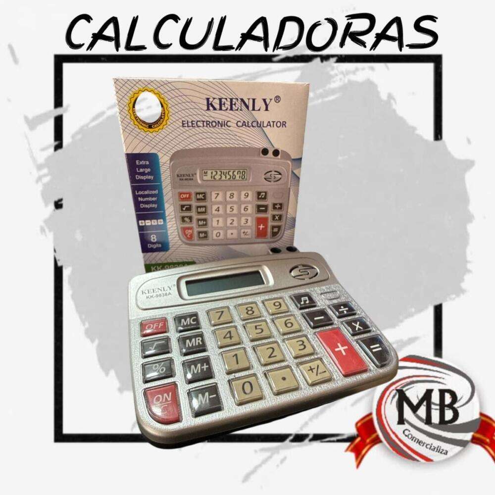 CALCULADORAS-ELECTRONICA-KK-9838A