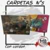 CARPETAS Nº5 C/ CORDON VARIOS DISEÑOS