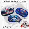 Cartucheras 3D de clubes Boca, River y Selección Argentina con 1 cierre por mayor - MB Comercializa