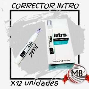 ​"Lápiz corrector líquido de 7ml con punta metálica de alta precisión. Pack mayorista por 12 unidades ideal para reventa en librerías y suministros de oficina. Stock permanente y envíos a toda la Argentina garantizados por MB Comercializa."