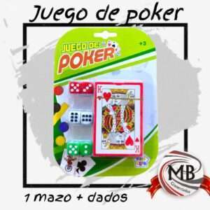 JUEGO DE POKER EN BLISTER