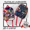 MOCHILAS AVENGERS 3D - 1 CIERRE
