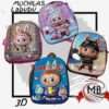 MOCHILAS LABUBU 3D - 1 CIERRE