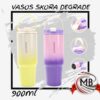 Vaso térmico de 900ml con acabado degradé, manija de transporte y tapa hermética. Distribución mayorista de artículos de bazar en Argentina por MB Comercializa.