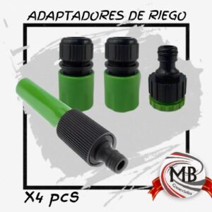 ADAPTADORES DE RIEGO X 4 PCS