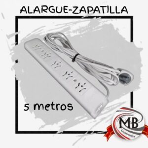 ALARGUE ZAPATILLA 5MTS X 6 BOCAS