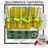 Bolígrafos con forma de camiseta de Brasil por mayor en MB Comercializa. Distribuidor directo de artículos de librería y regalería con despacho rápido en 24 horas y precios directos mayoristas a toda Argentina vía Correo Argentino.