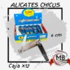​Caja de alicates pequeños de 6 cm por 12 unidades. Distribución mayorista de artículos de cuidado personal y manicuría en Argentina con MB Comercializa. Stock permanente para revendedores.