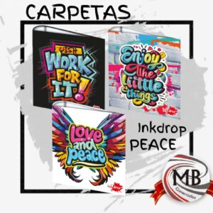 CARPETAS INKDROP 3X40 PEACE