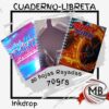 "Cuaderno de gran formato A4 con 80 páginas rayadas, espiral reforzado y portadas temáticas vibrantes. Consultar precios por bulto cerrado y logística de entrega en Argentina con MB Comercializa."