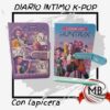 DIARIO INTIMO JZ2017 CON LAPICERA K-POP