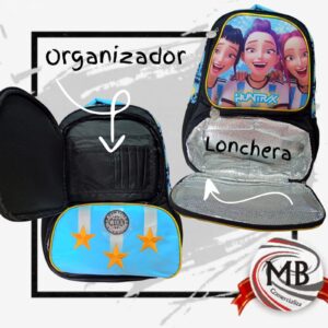 Alternative view of MOCHILA 18¨ K POP ARGENTINA-LONCHERA Y ORGANIZADOR