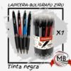 Venta por mayor de bolígrafos retráctiles de tinta negra con grip - Distribuidora MB Comercializa con envíos a toda Argentina