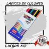 LAPICES DE COLORES LARGOS X12 VENTA POR MAYOR ARGENTINA VUELTA AL COLE