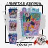 LIBRETAS ESPIRAL EFECTO 3D K-POP VENTA POR MAYOR EN ARGENTINA