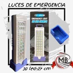 LUZ DE EMERGENCIA 30 LED-27 CM TY-8530