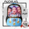 MOCHILA 18¨ K POP ARGENTINA-LONCHERA Y ORGANIZADOR DISPONIBLE EN VENTA POR MAYOR PARA LOS AMANTES DE LA ESCALONETA