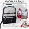 Mochilas escolares infantiles diseño Food por mayor en Argentina - Distribuidora MB