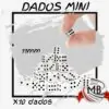 Pack por 10 dados mini de 11mm color blanco. Venta por mayor de insumos para juegos y librería en toda Argentina a través de MB Comercializa.