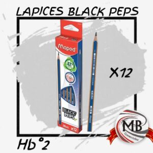 Pack de 12 lápices de grafito graduación HB N°2 con cuerpo ergonómico y mina resistente. Insumos escolares y de oficina para venta por mayor en toda Argentina a través de MB Comercializa. Distribución mayorista directa con stock para librerías y revendedores.