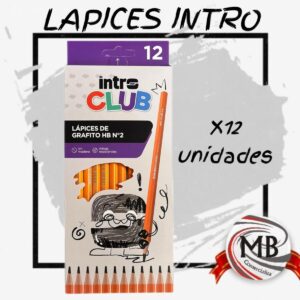 ​"Caja de 12 unidades de lápices de grafito HB N°2 con cuerpo de madera y mina resistente. Insumo de escritura escolar y profesional con distribución mayorista garantizada en toda la Argentina a través de MB Comercializa."