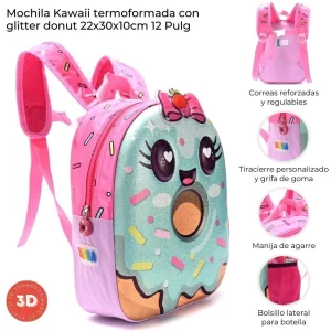 Alternative view of MOCHILAS KAWAI TERMOFORMADA 12¨